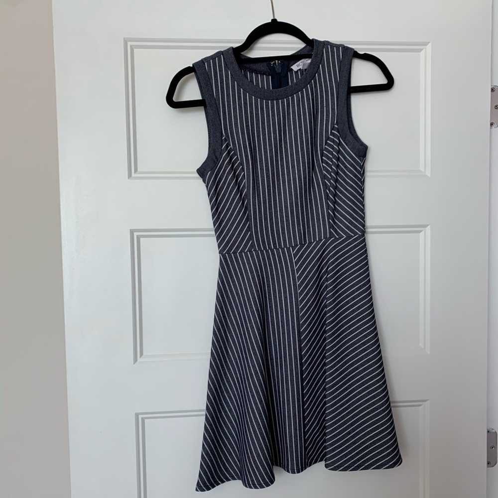 BCBG Jean & White Sheath Dress